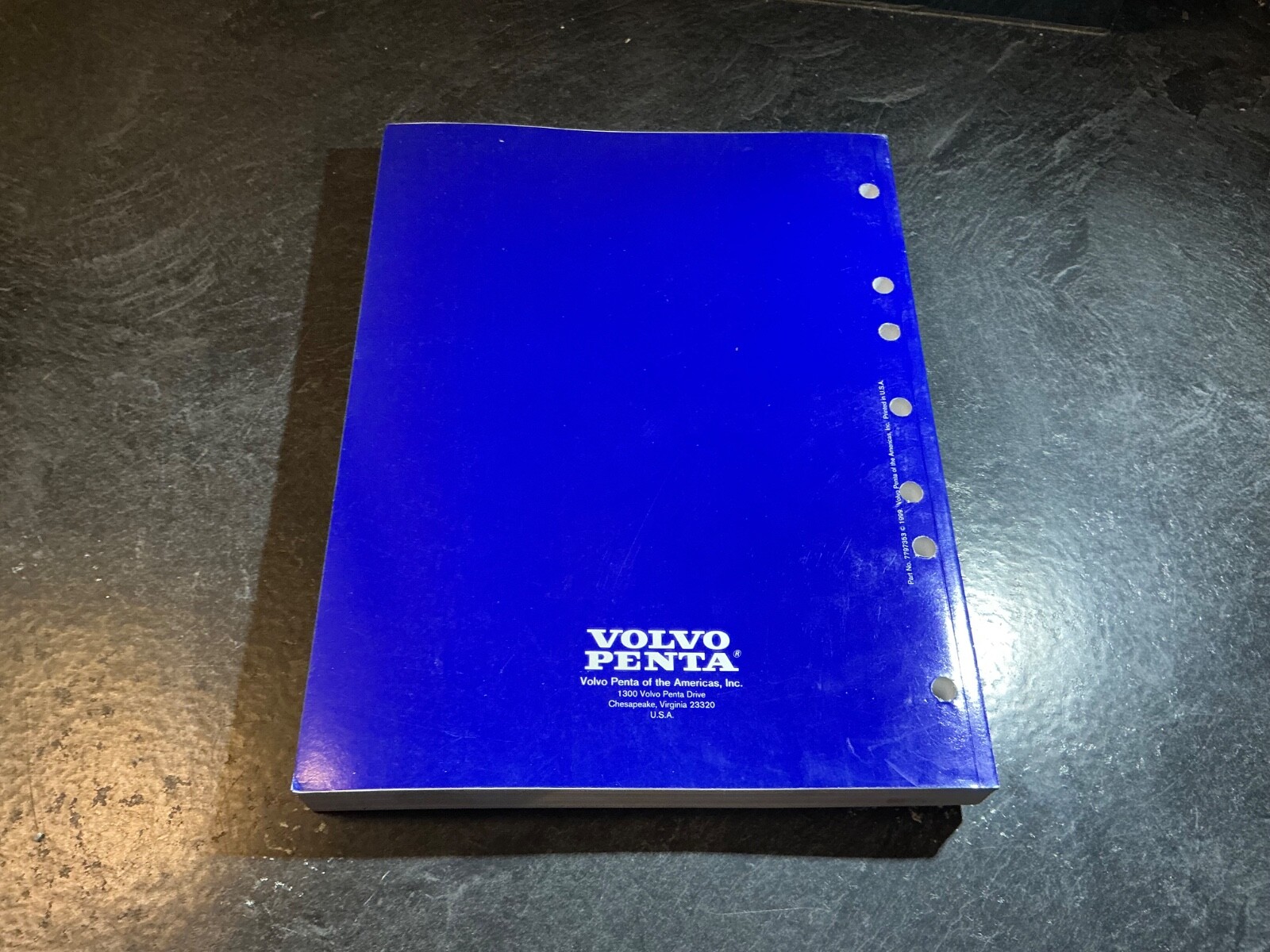 2000 Volvo Penta “EF” 3.0L, 4.3L, 5.0L, 5.7L, 7.4L, 8.2L Engine Workshop Manual