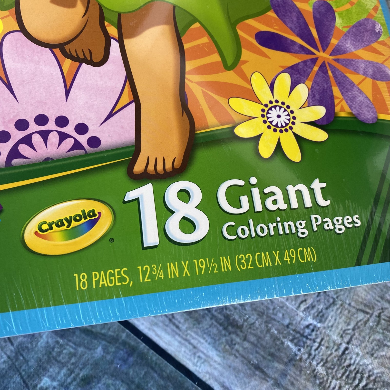 Sealed Dora The Explorer 18 Jumbo Giant Coloring PAGES K-mart Sticker Crayola