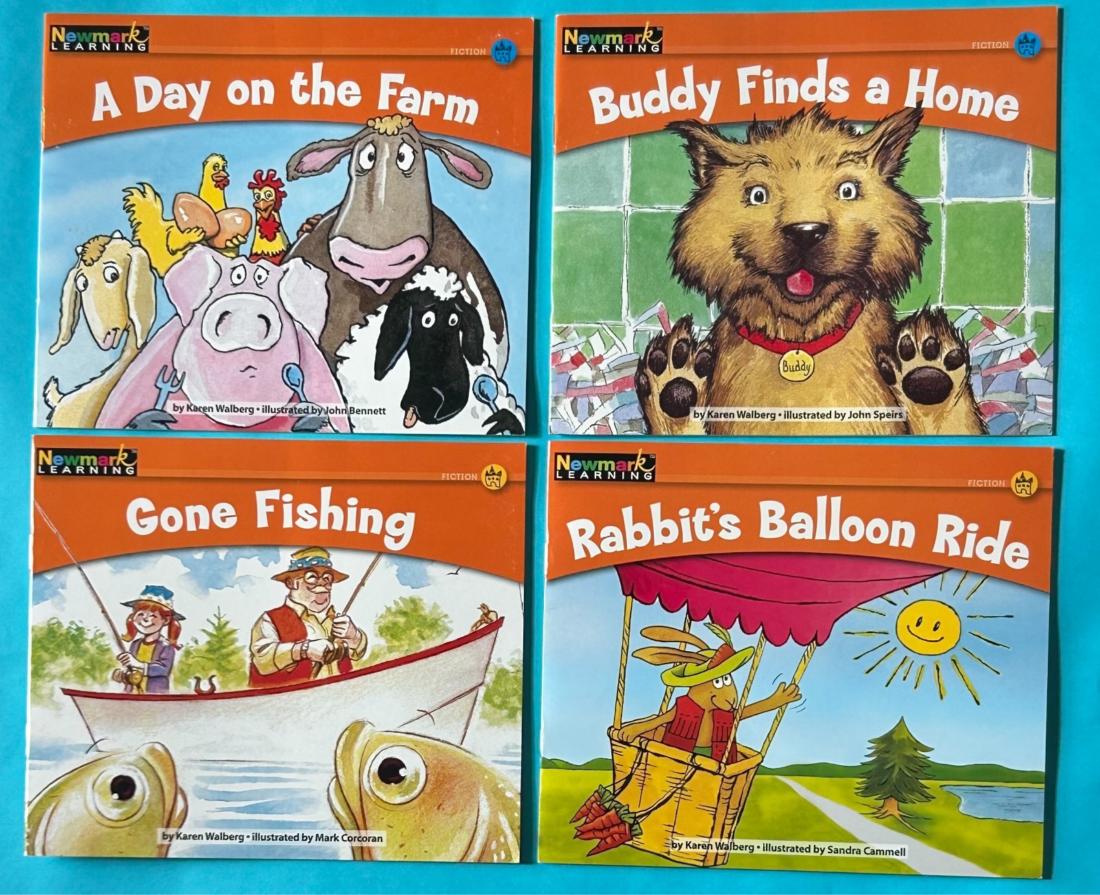 Newmark Learning Fiction Leveled Readers | Pre-K K Animal Story Books