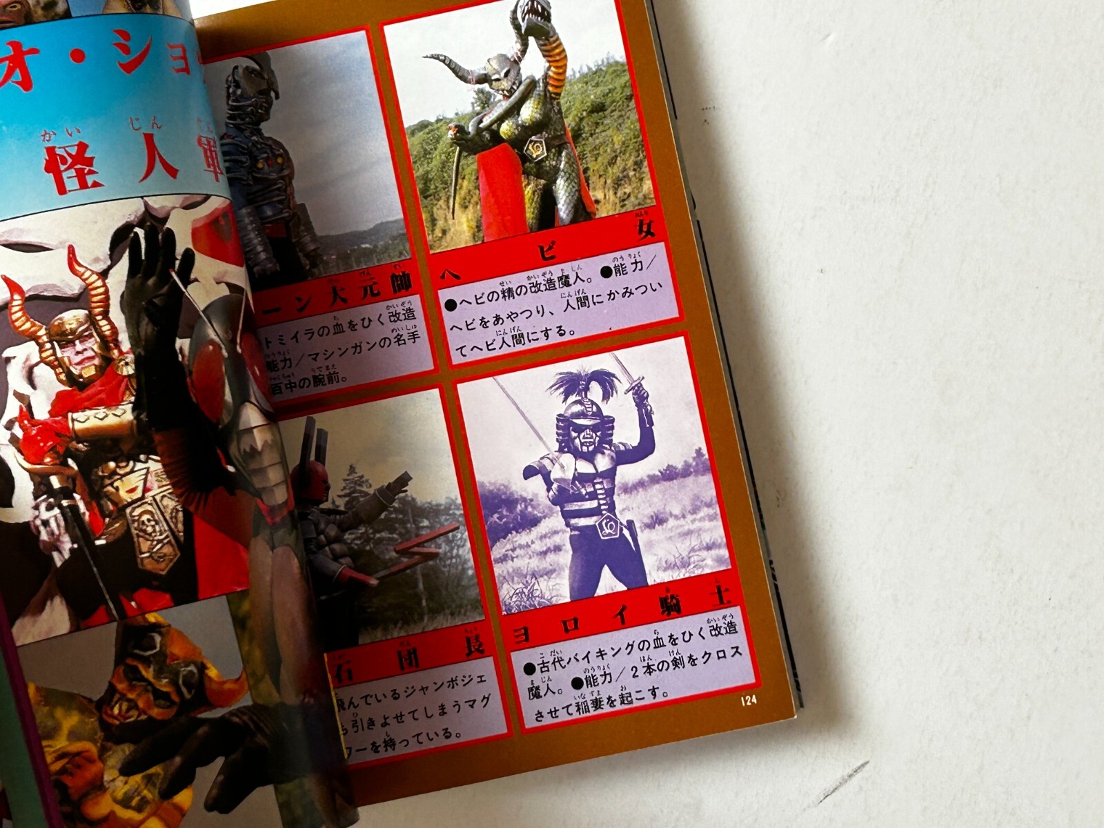 KAMEN RIDER Kaijin Complete Works Encyclopedia Picture Book Japan Tokusatsu 1981