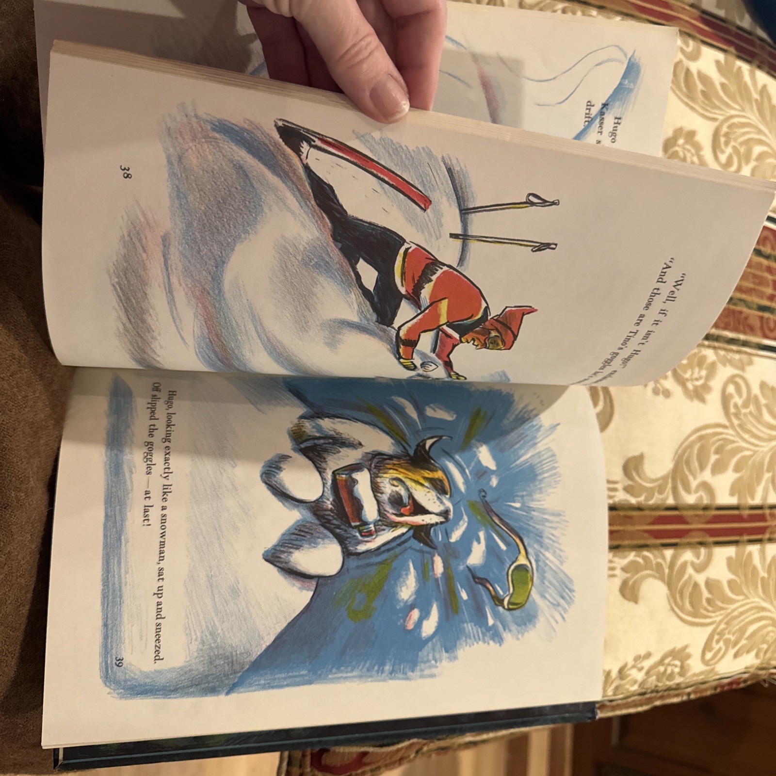SKI PUP by Don Freeman Weekly Reader Book Club Edition 1963 Hardcover Used Plus