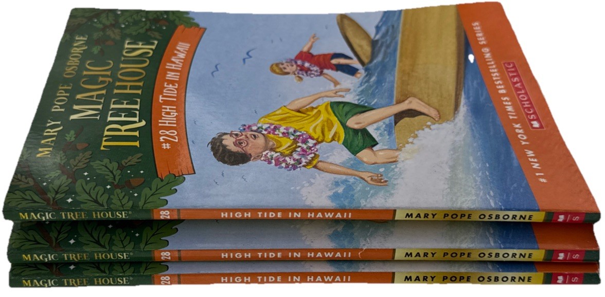 Classroom Lot: Magic Treehouse #28 High Tide In Hawaii – 3 Copies –