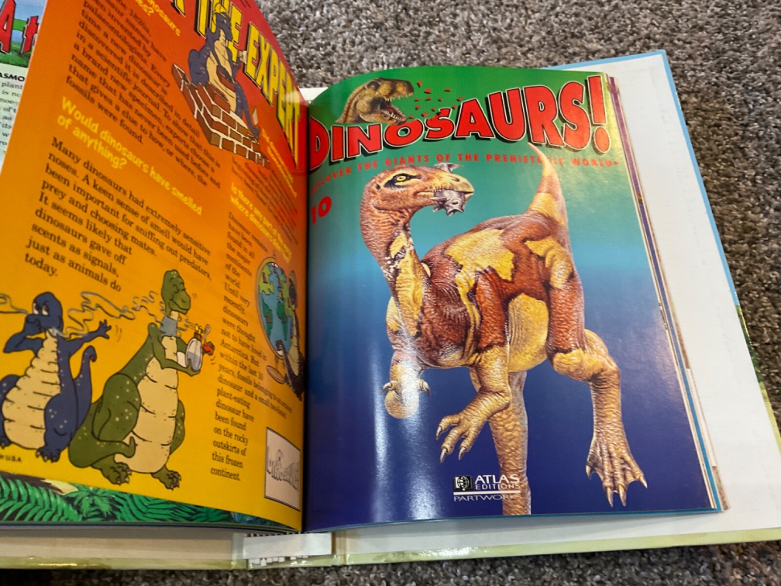 1993 Dinosaurs Discover Giants of the Prehistoric World Binder #1 Issues 1-19