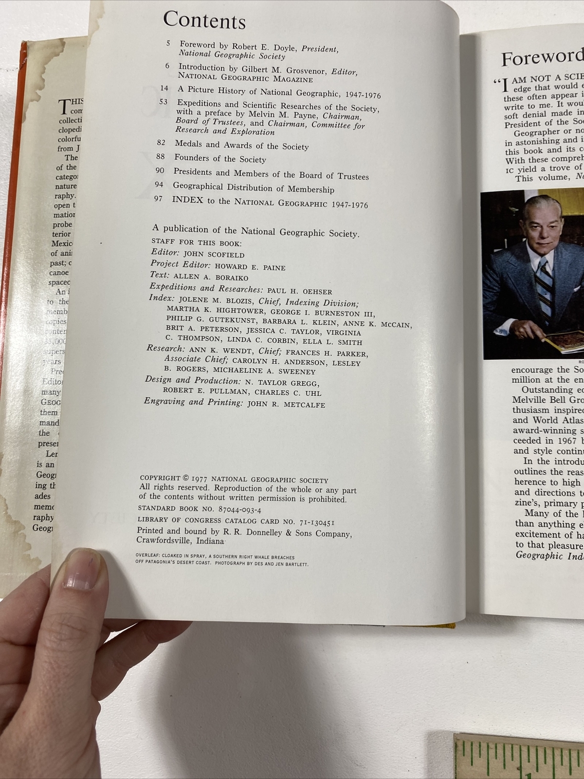 National Geographic Index – 1947-1976 (1977, Hardcover, Dust Jacket)