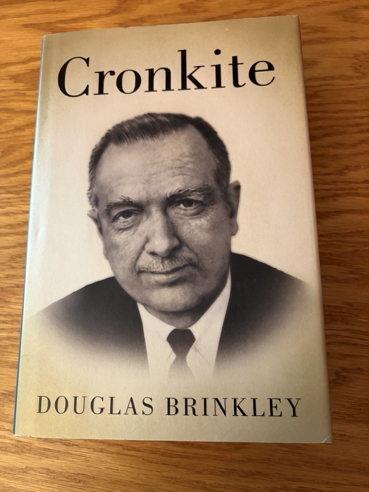 Cronkite by Douglas Brinkley, Signed, 1st Edition, HCDJ