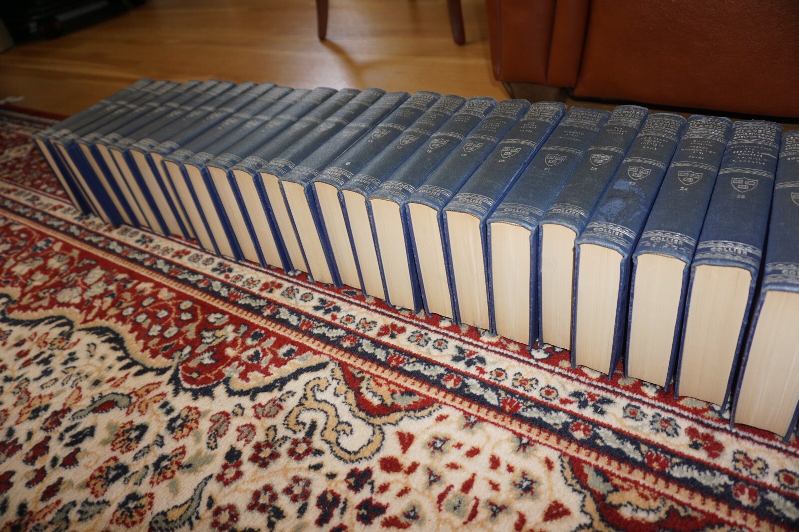 Harvard Classics 5 Foot Shelf Of Books Collier Blue Single Volume Selection
