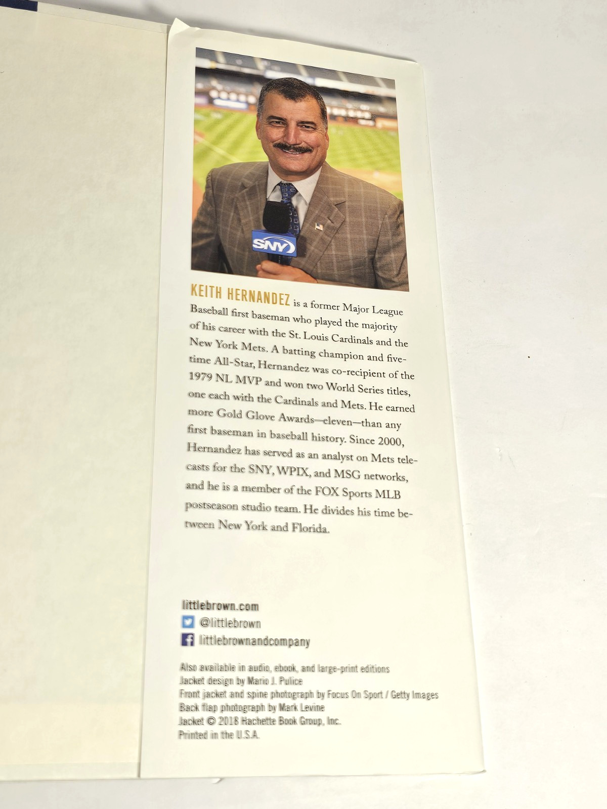 I’m Keith Hernandez, Memoir Baseball MLB New York Mets St Louis Cardinals Book