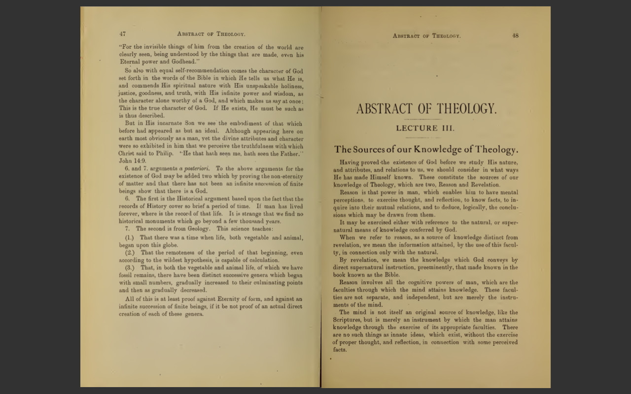 Abstract of Systematic Theology by James P Boyce (1882 Edition) E-Book on CD-ROM
