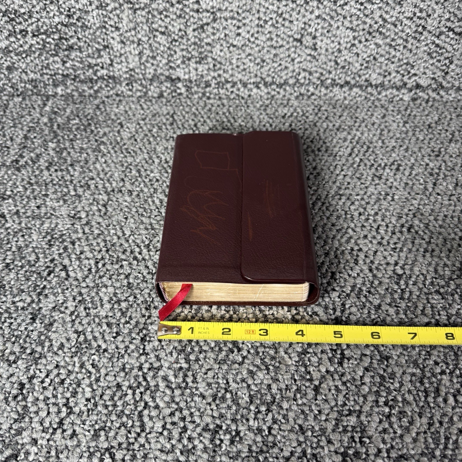 KJV Holy Bible Hendrickson Reference Edition Burgundy Bonded Leather Magnetic