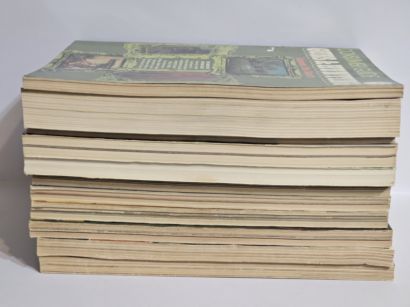 Vintage Lot of 11 Guns & Ammo Annuals, Guns Illustrated Journals and More.