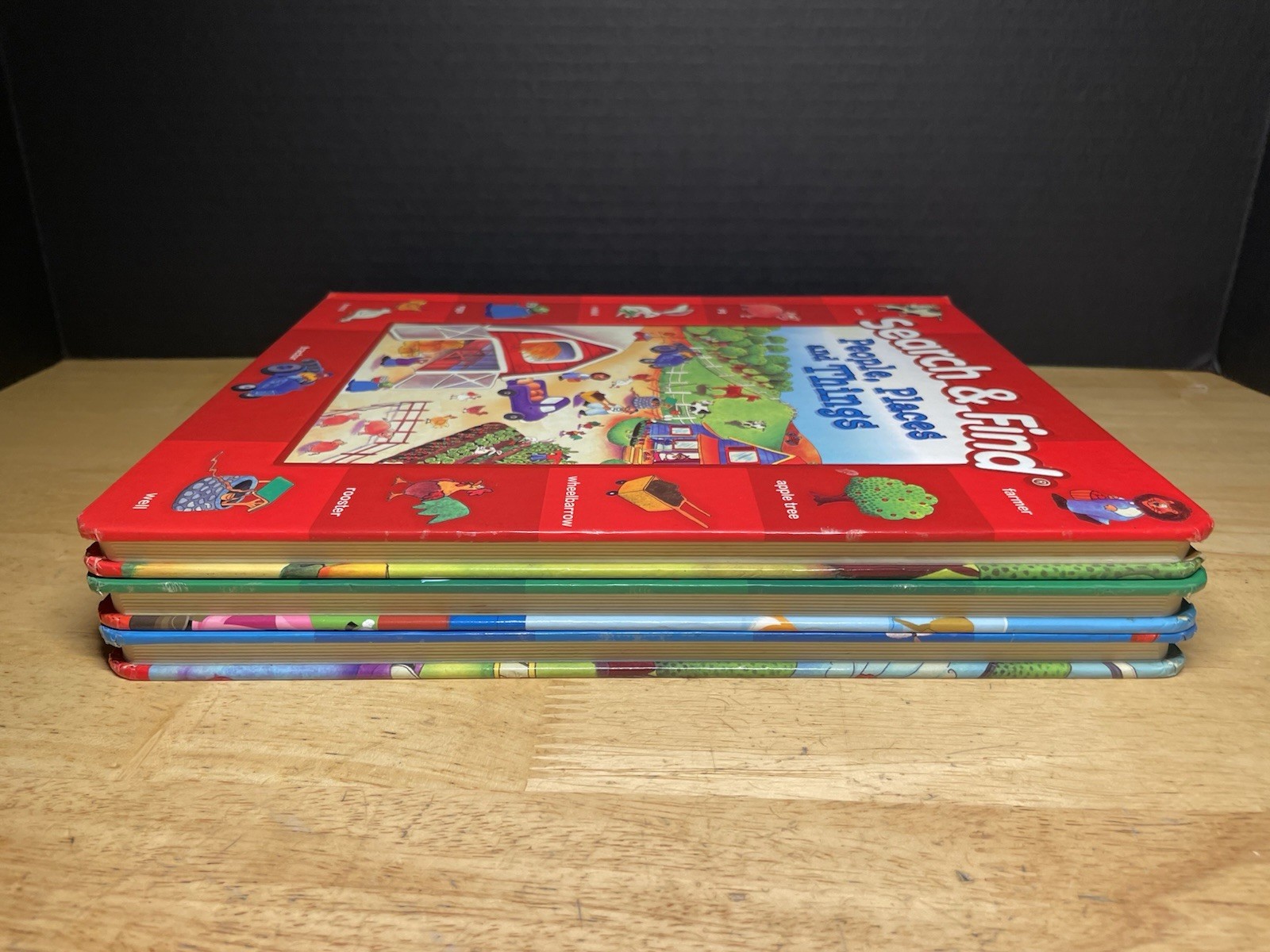 Lot Of 3 Kidsbooks Search & Find Early Reader Hardcover Board Books