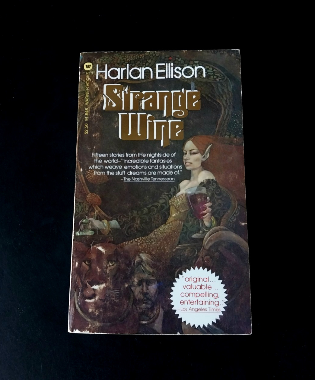 Harlan Ellison – Strange Wine – Warner Books Fourth Printing