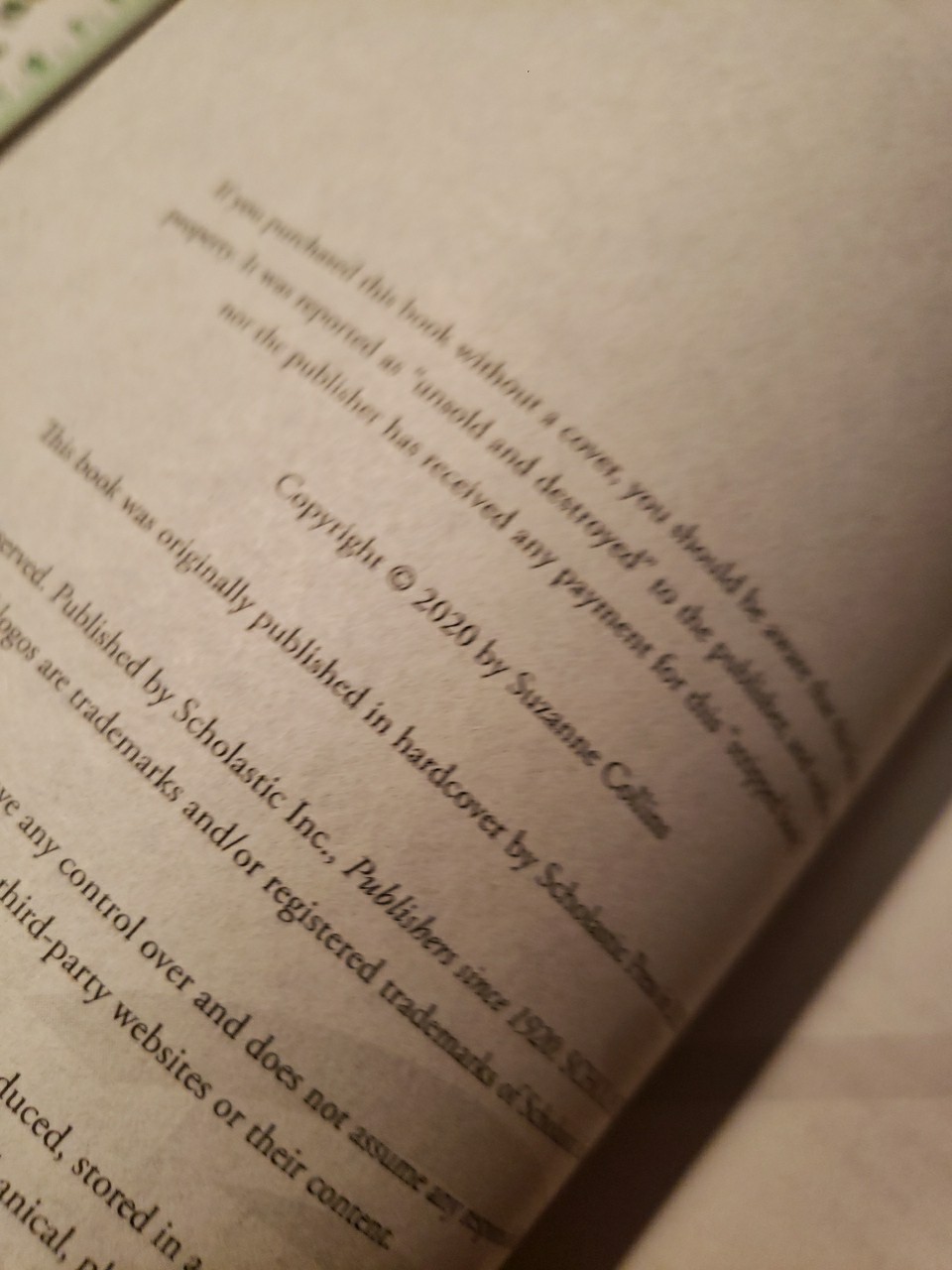 The Ballad of Songbirds and Snakes [A Hunger Games Novel] [The Hunger Games] PB