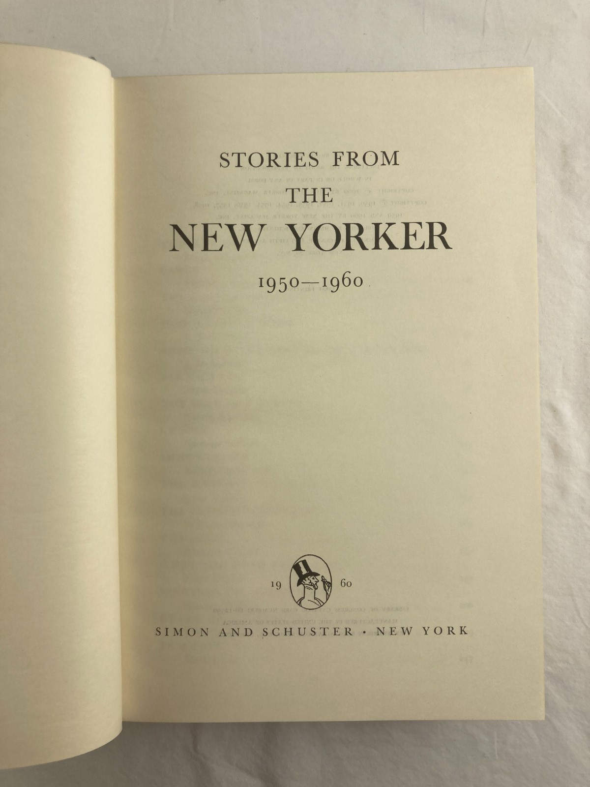 Stories from the New Yorker 6 Books 1940s ’50s ’60s Fiction Profiles Love Poetry