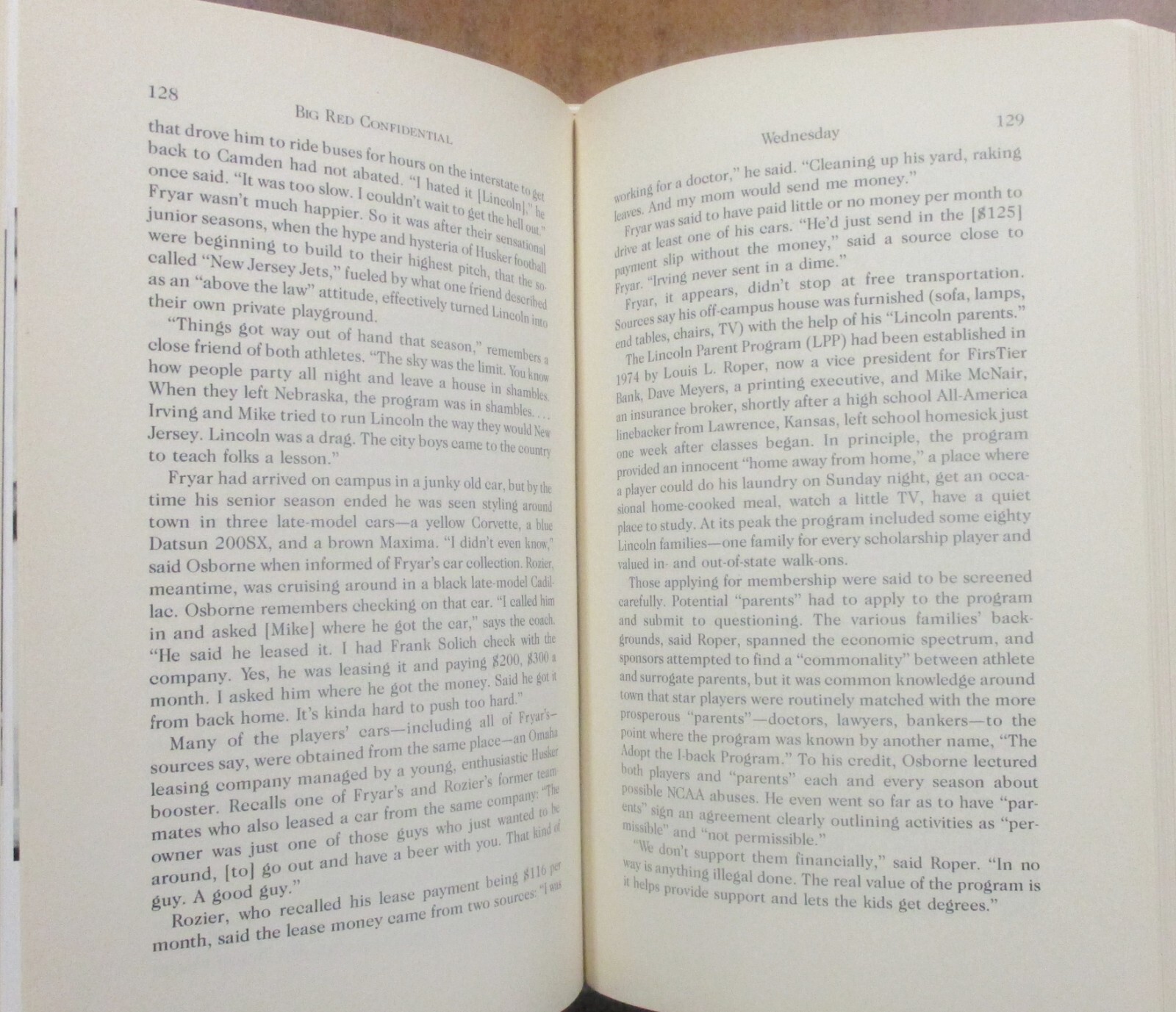 “Big Red Confidential” Inside Nebraska Football – Hardcover Book (1989)