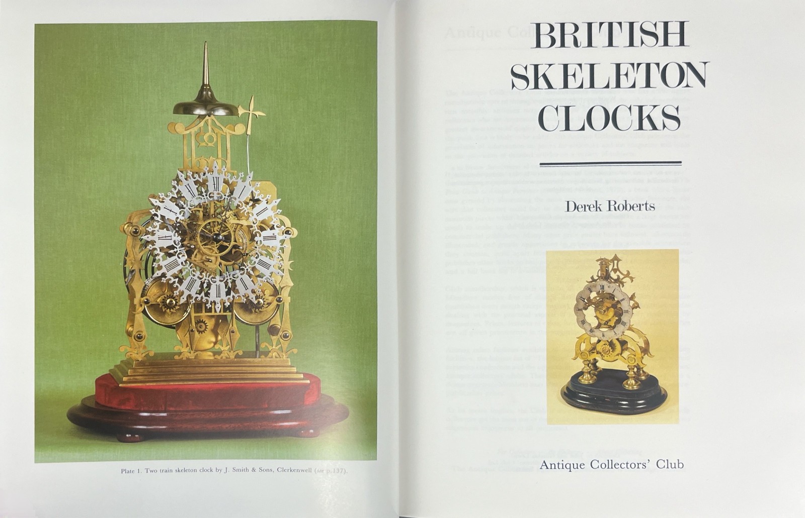British Skeleton Clocks by Derek Roberts