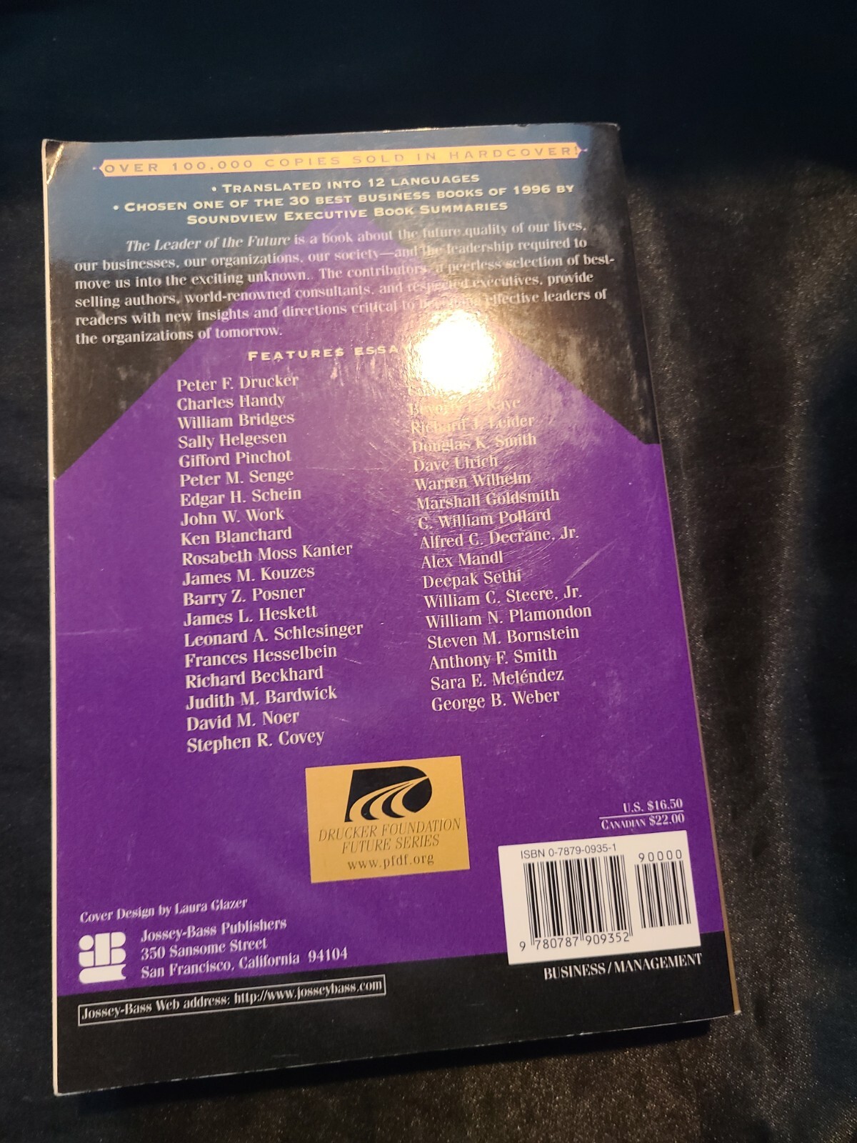 LEADER OF THE FUTURE Drucker Foundation 1996 Paperback Vintage Business Text