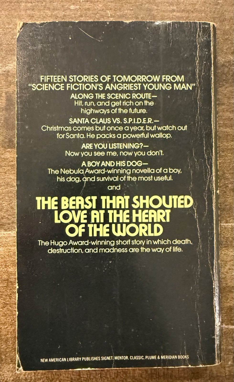 The Beast That Shouted Love at the Heart of World Harlan Ellison 1st Edition