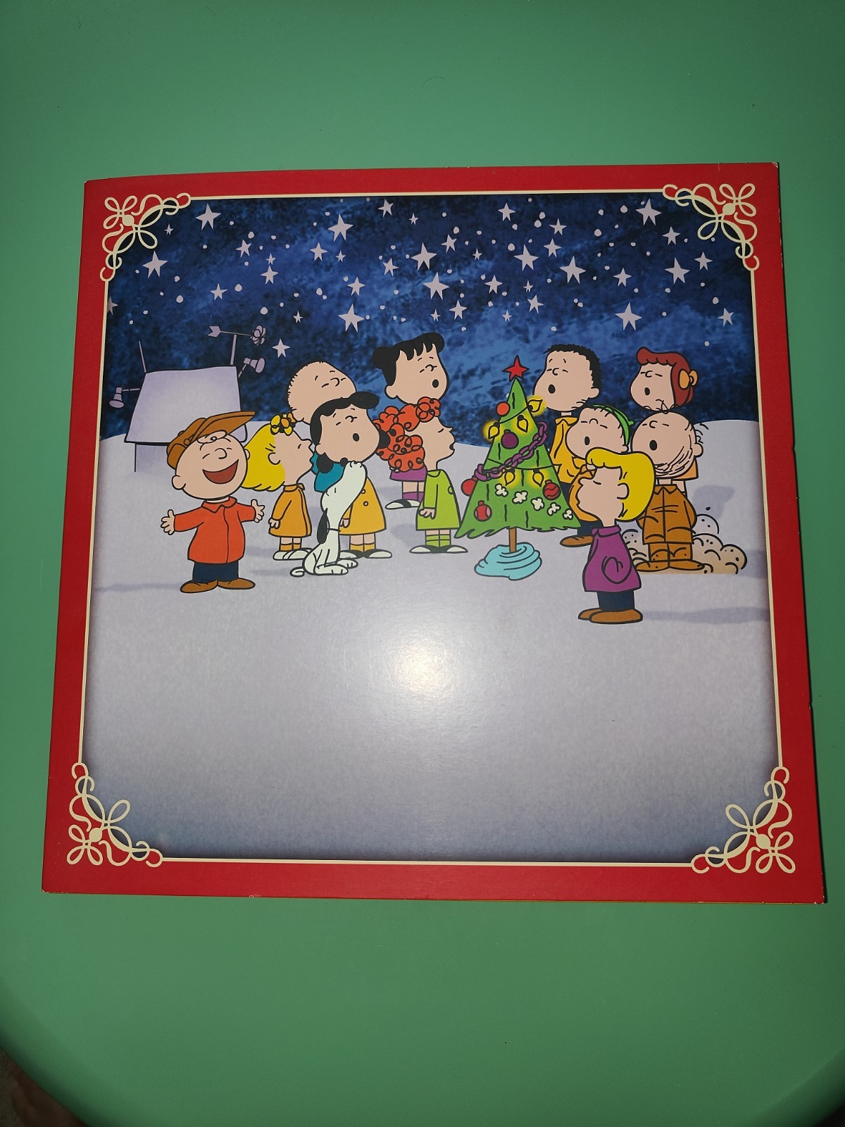 Peanuts Book – Christmas is Together-Time (2012) – Bonus Giant Xmas Card