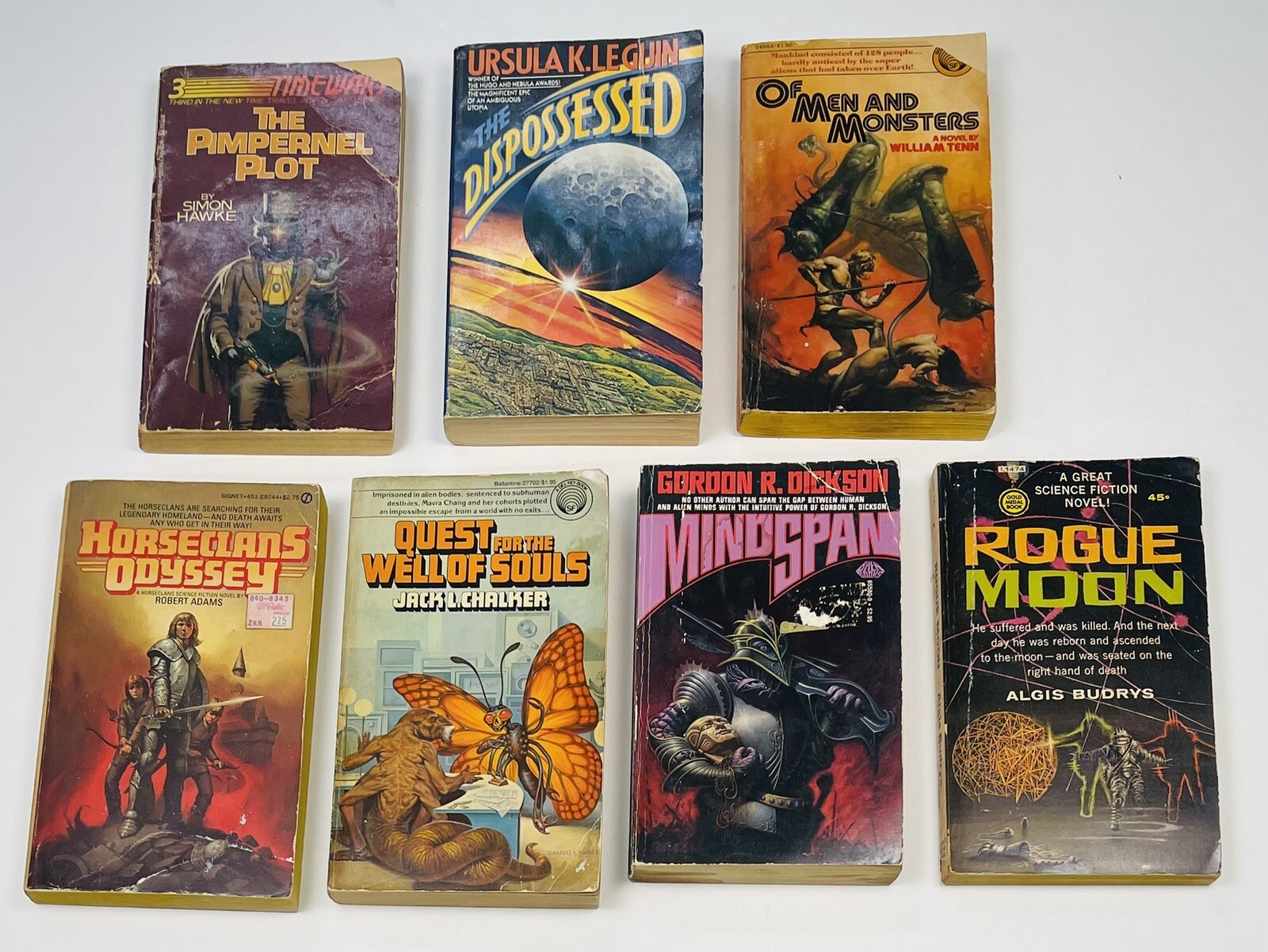 VTG 50s-80s Lot 14 Sci-Fi Fantasy PAPERBACK BOOKS Del Rey Signet Ace Avon Baen