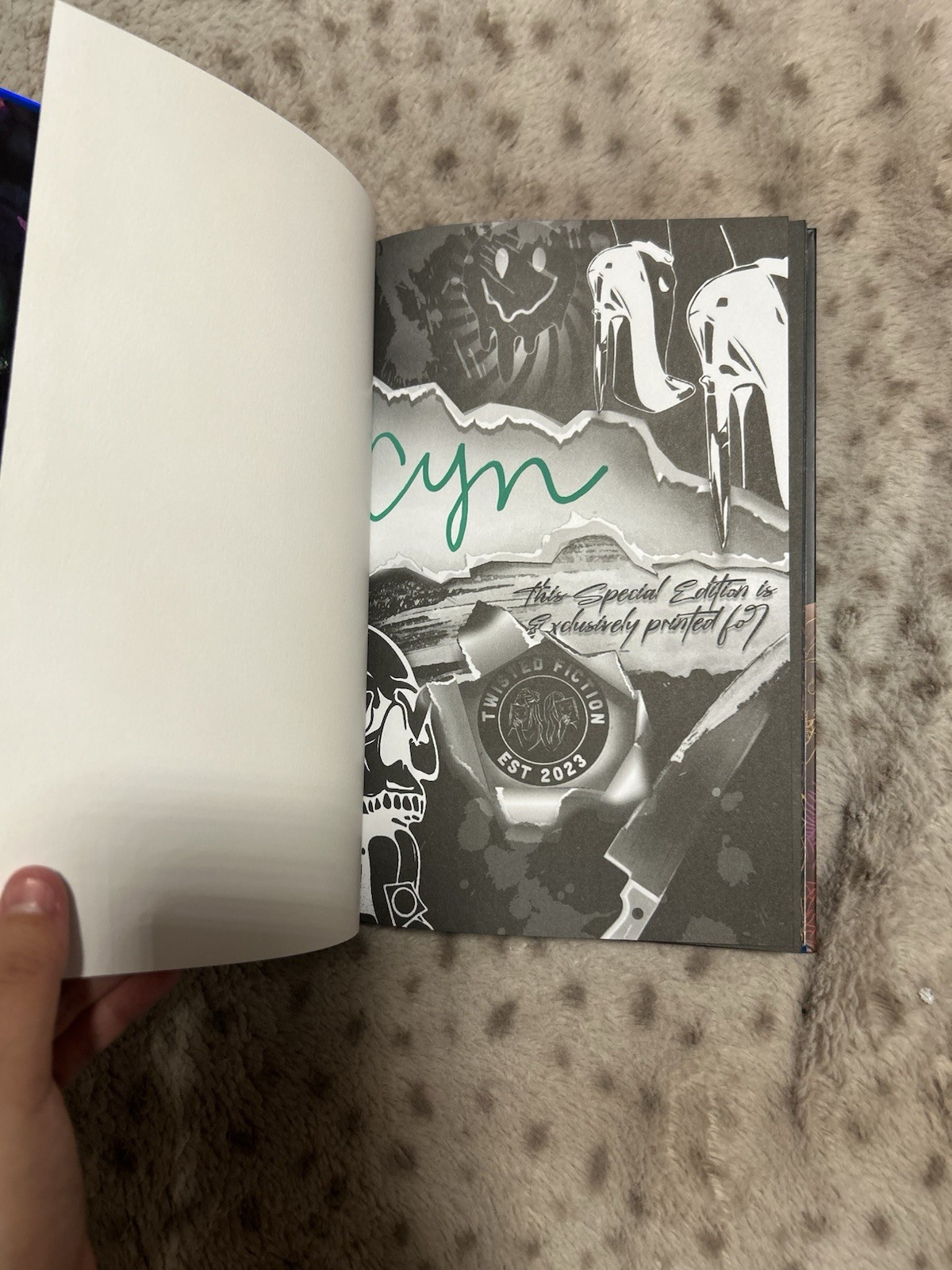 Twisted Fiction C. Hebert Dollface Signed Special Edition