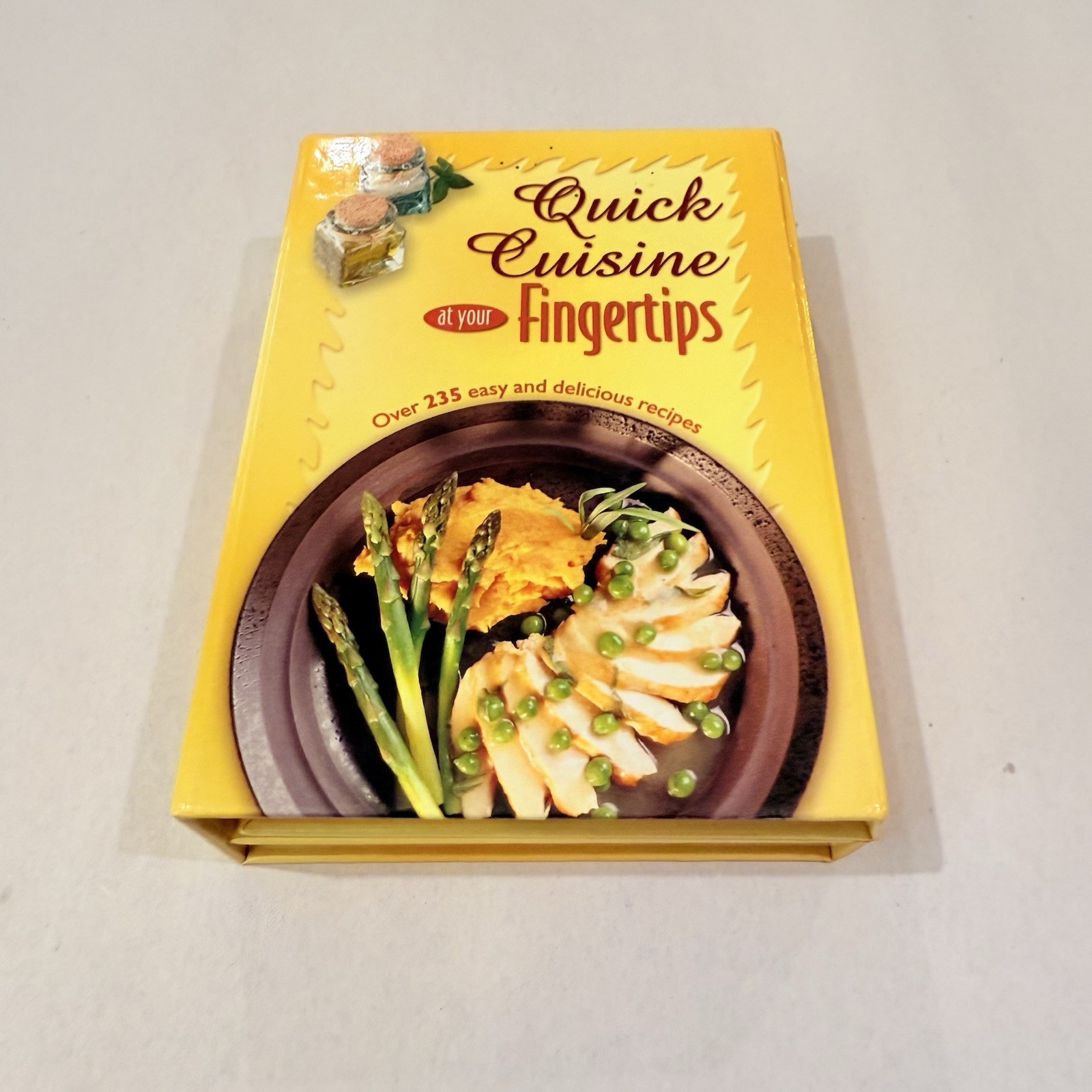 Quick Cuisine At Your Fingertips – Hardcover – Ring/Wire Bound – NEW