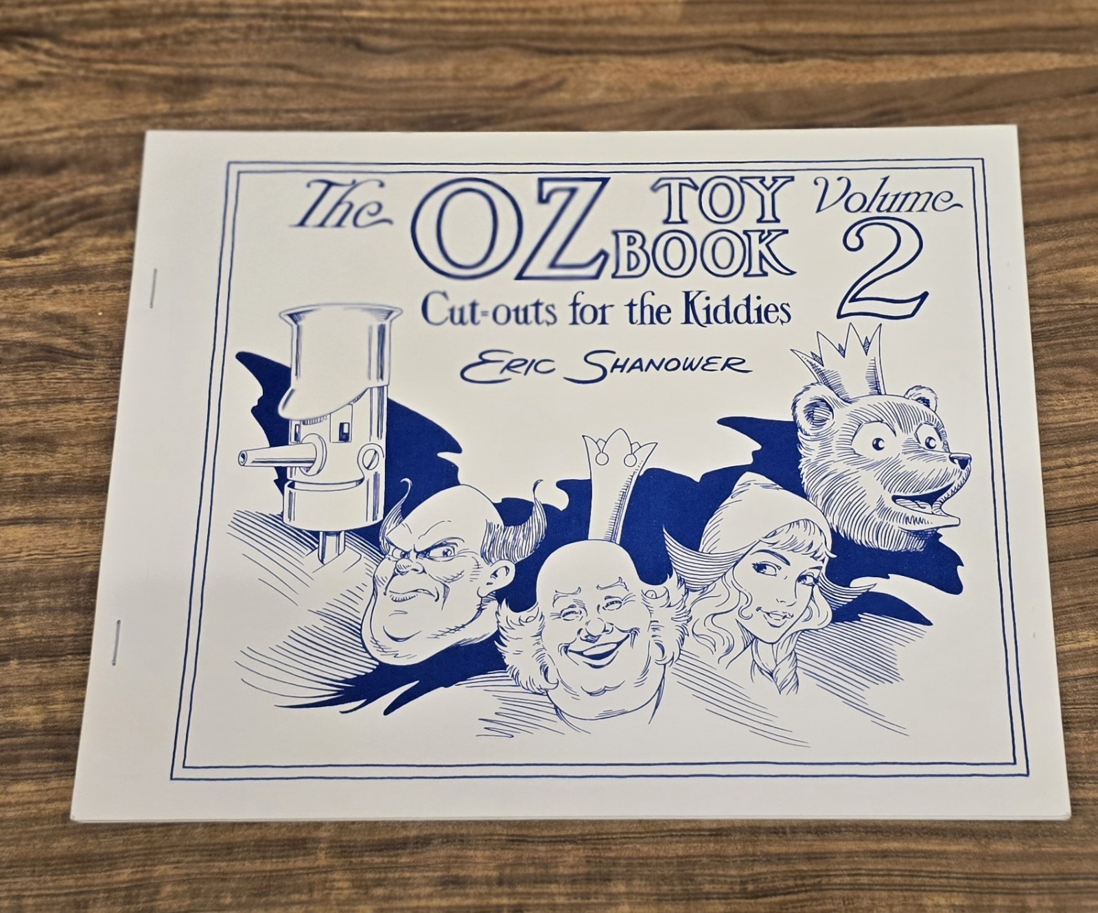 The Oz Toy Book Signed Eric Shanower Cutouts For The Kiddies Volume 2