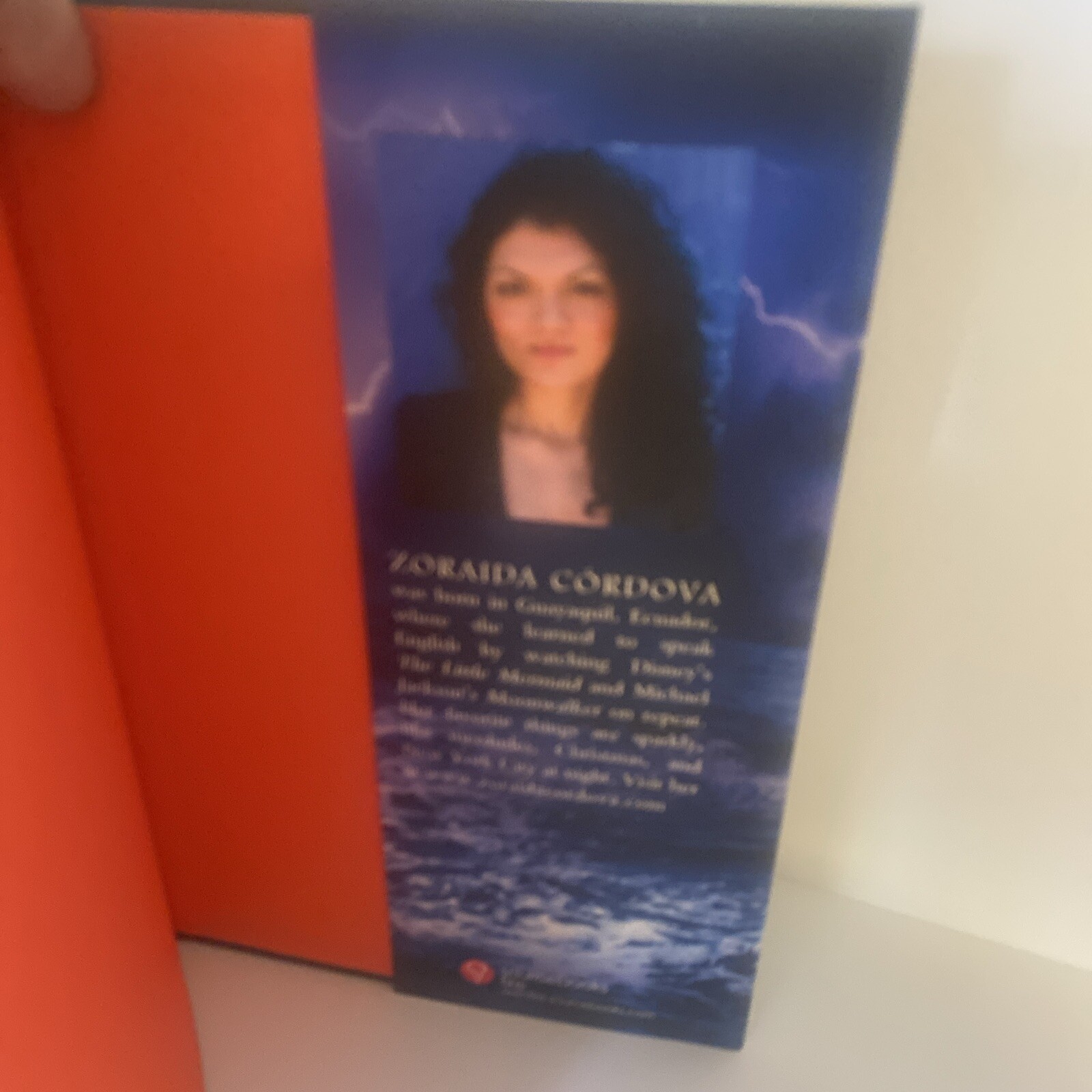 2013 large paperback THE SAVAGE BLUE book by Zoraida Cordova – 408 pages