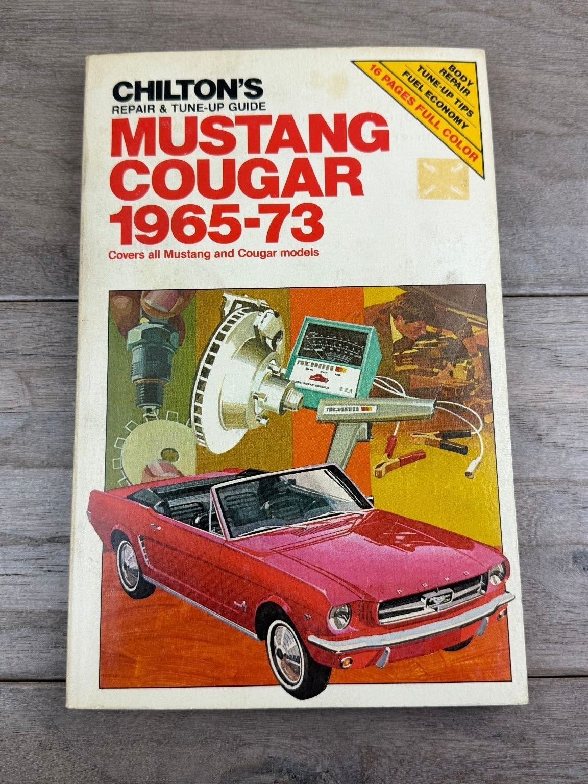 Chilton’s Mustang Cougar Repair & Tune-Up Guide 1965-73 Manual Paperback