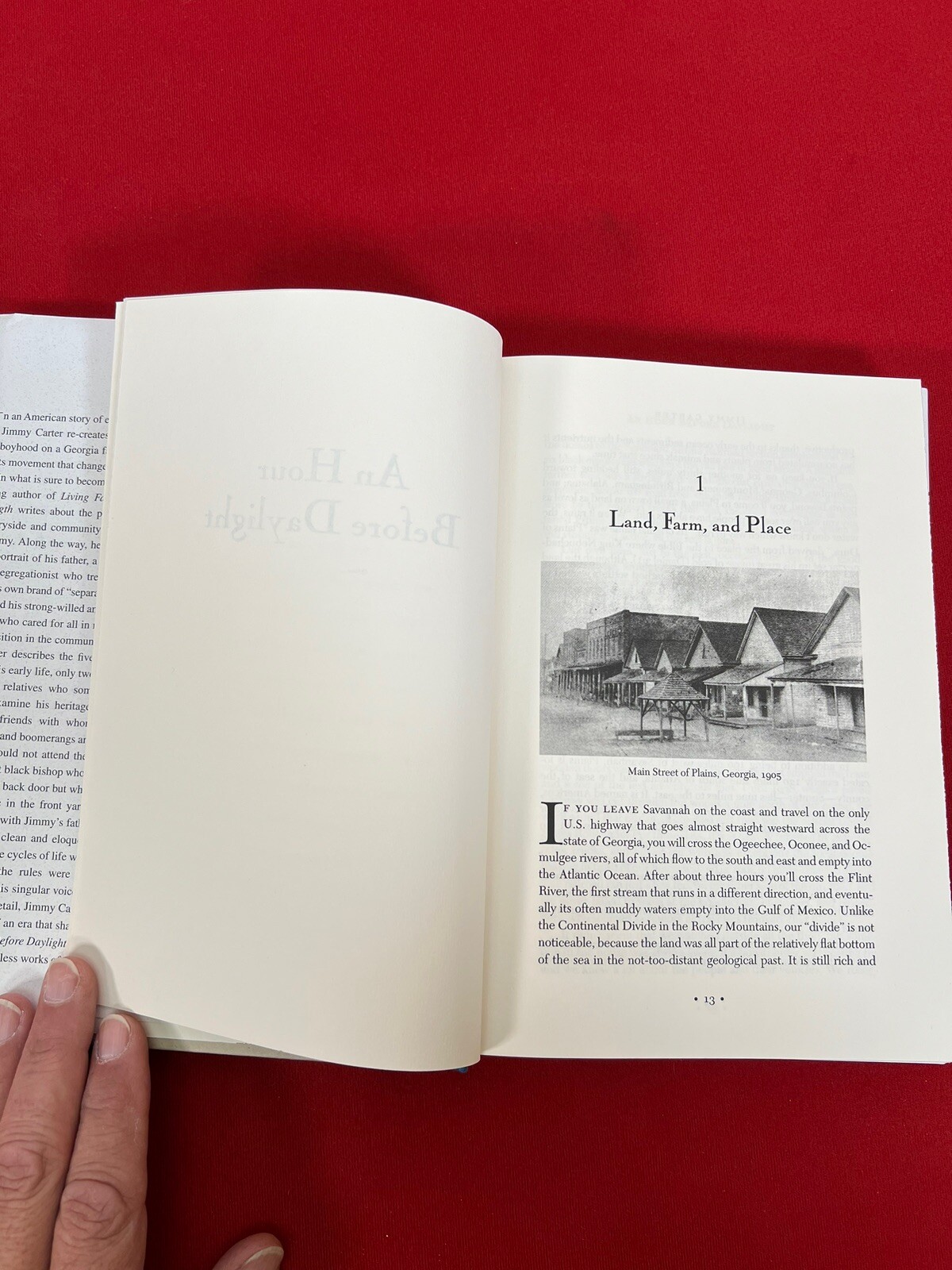 Jimmy Carter SIGNED ‘An Hour Before Daylight: Memories of a Rural Boyhood’ 2001