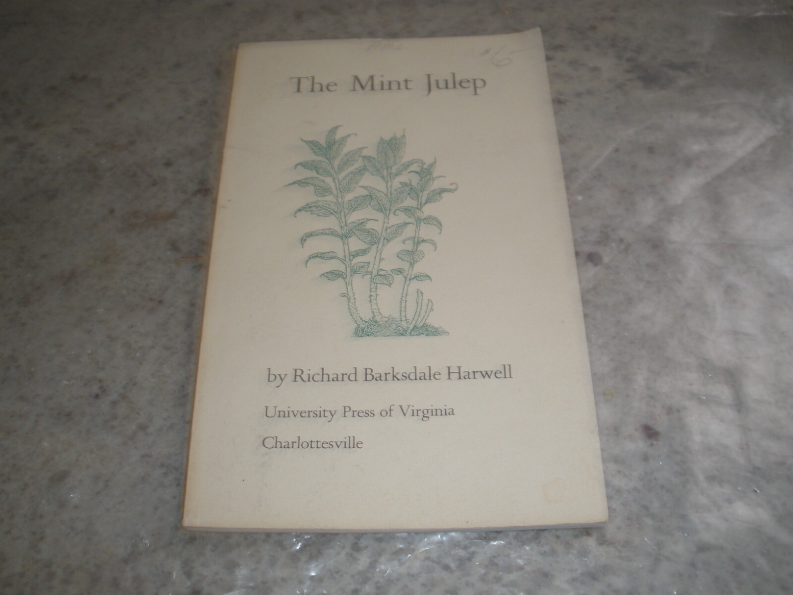 THE MINT JULEP RICHARD HARWELL PAPERBACK 1975