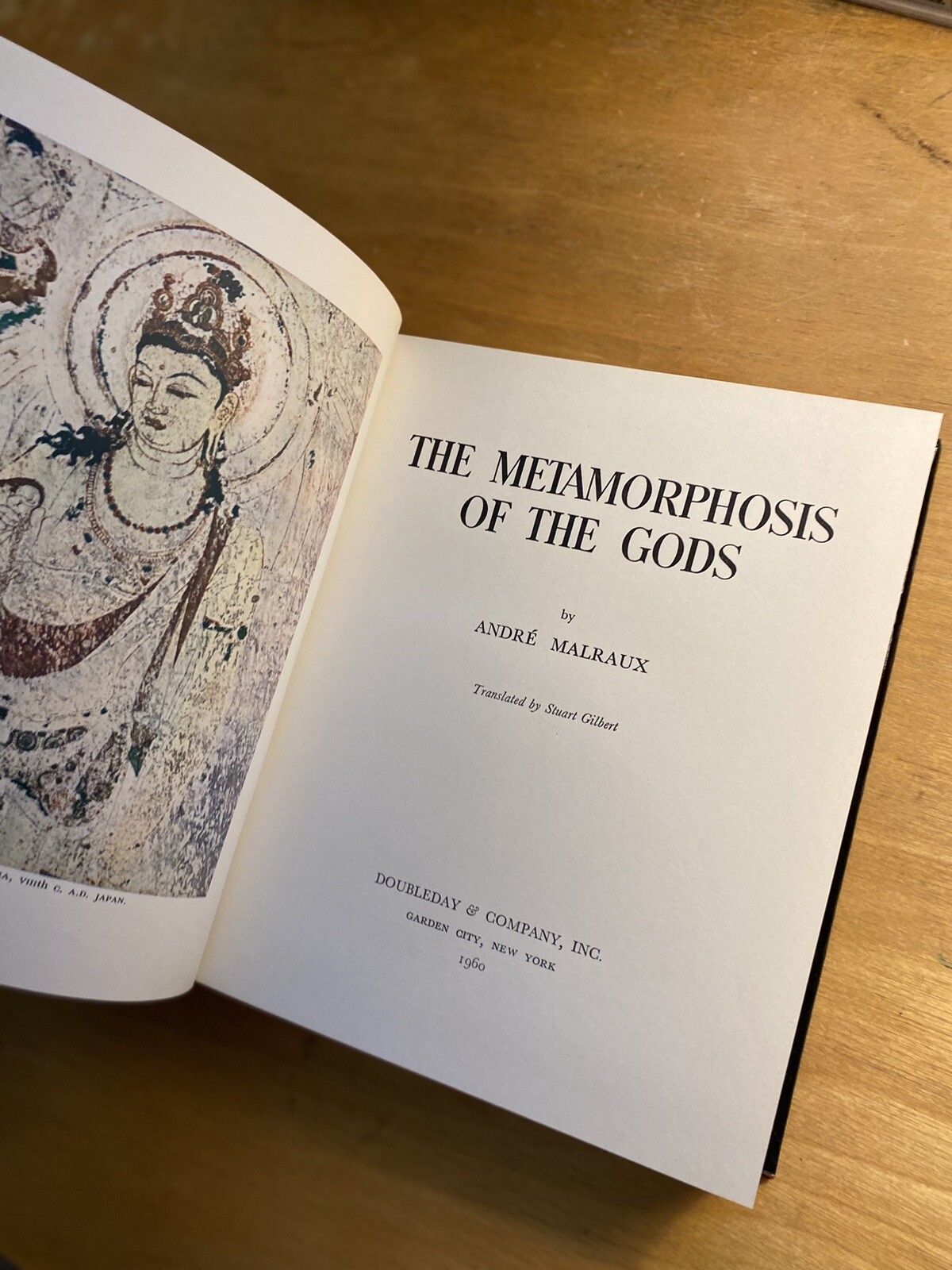 Andre Malraux THE METAMORPHOSIS OF THE GODS 1960 1stEd HC/DJ/SC Illust’d