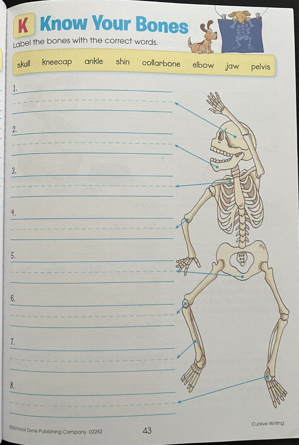 Beginning cursive writing practice handwriting book workbooks for Kids Grade 3 4