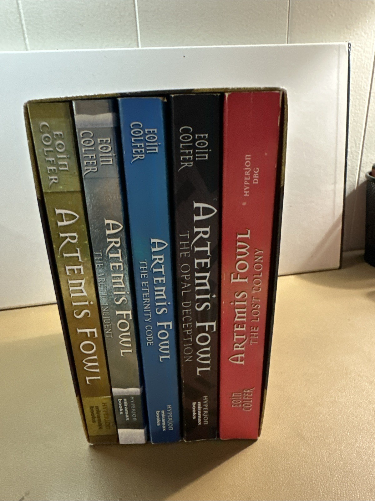 Artemis Fowl 5-Book Boxed Set by Eoin Colfer (2008, Children’s Board Books)