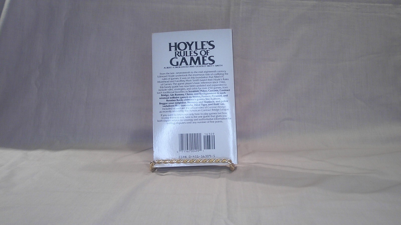 Hoyle’s Rules of Games by Geoffrey Mott-Smith and Albert H. Morehead (1946,…