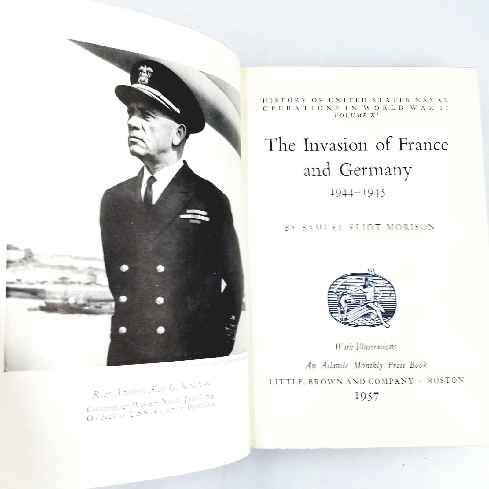 The Invasion of France and Germany 1944-1945 by Samuel Eliot Morison – 1957 1st