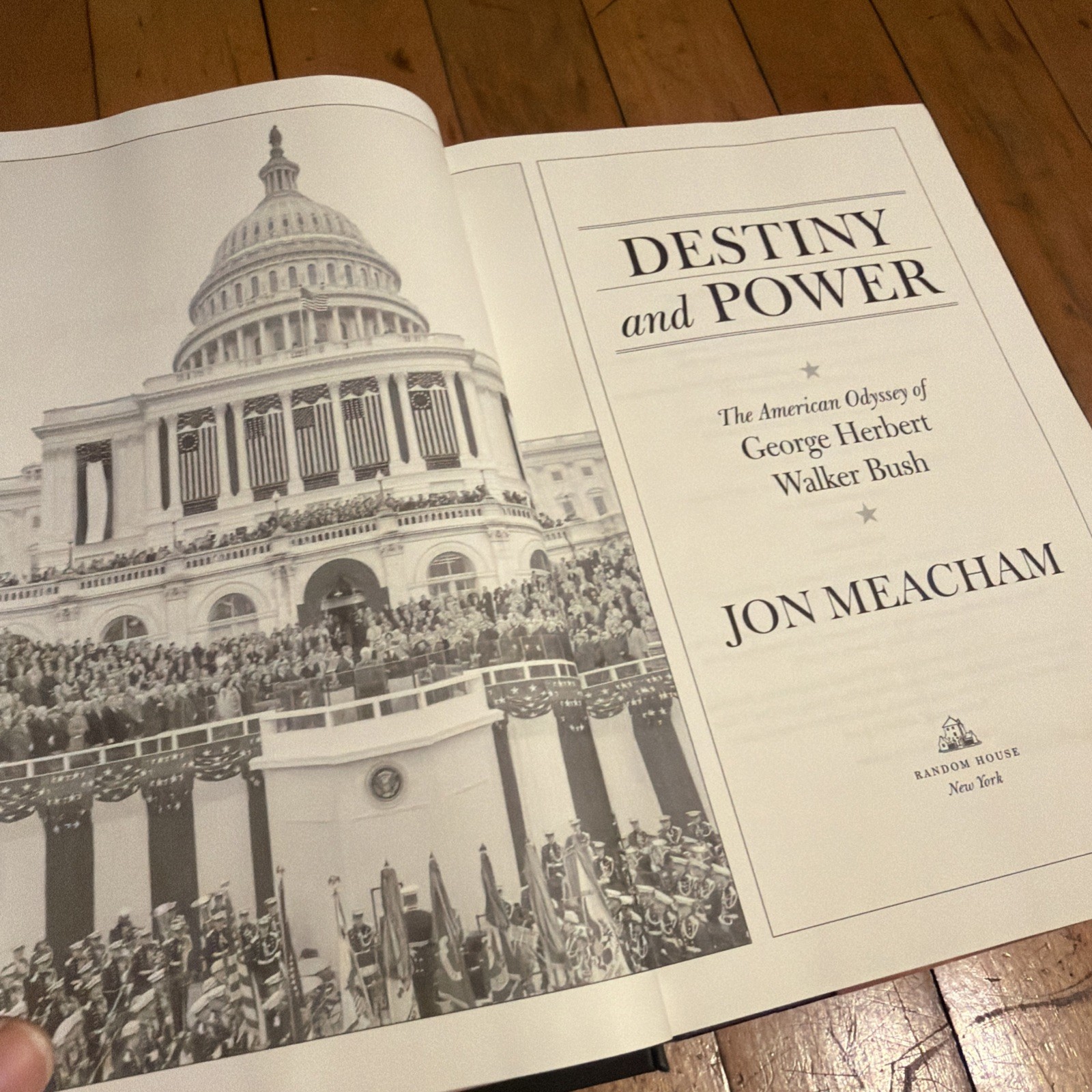 Jon Meacham DESTINY AND POWER George H.W. Bush First/First HC DJ Biography