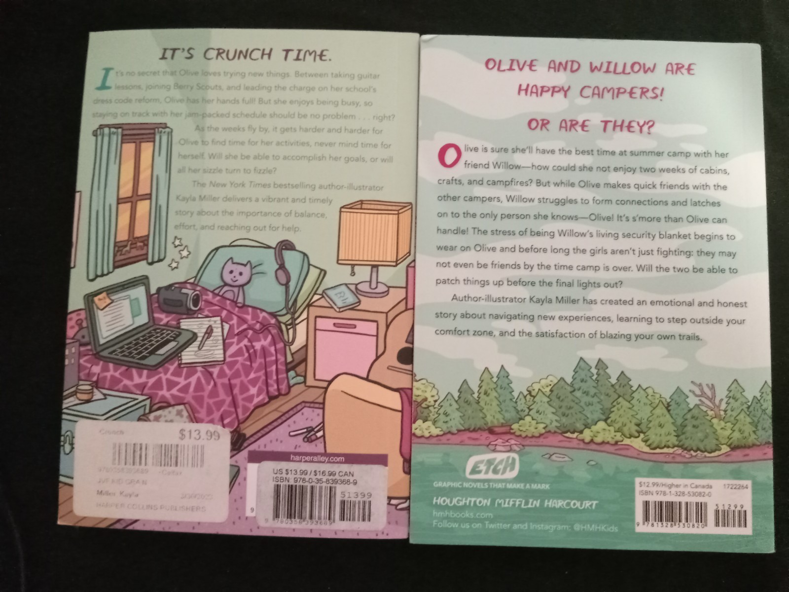 2 Kayla Miller softover books camp crunc