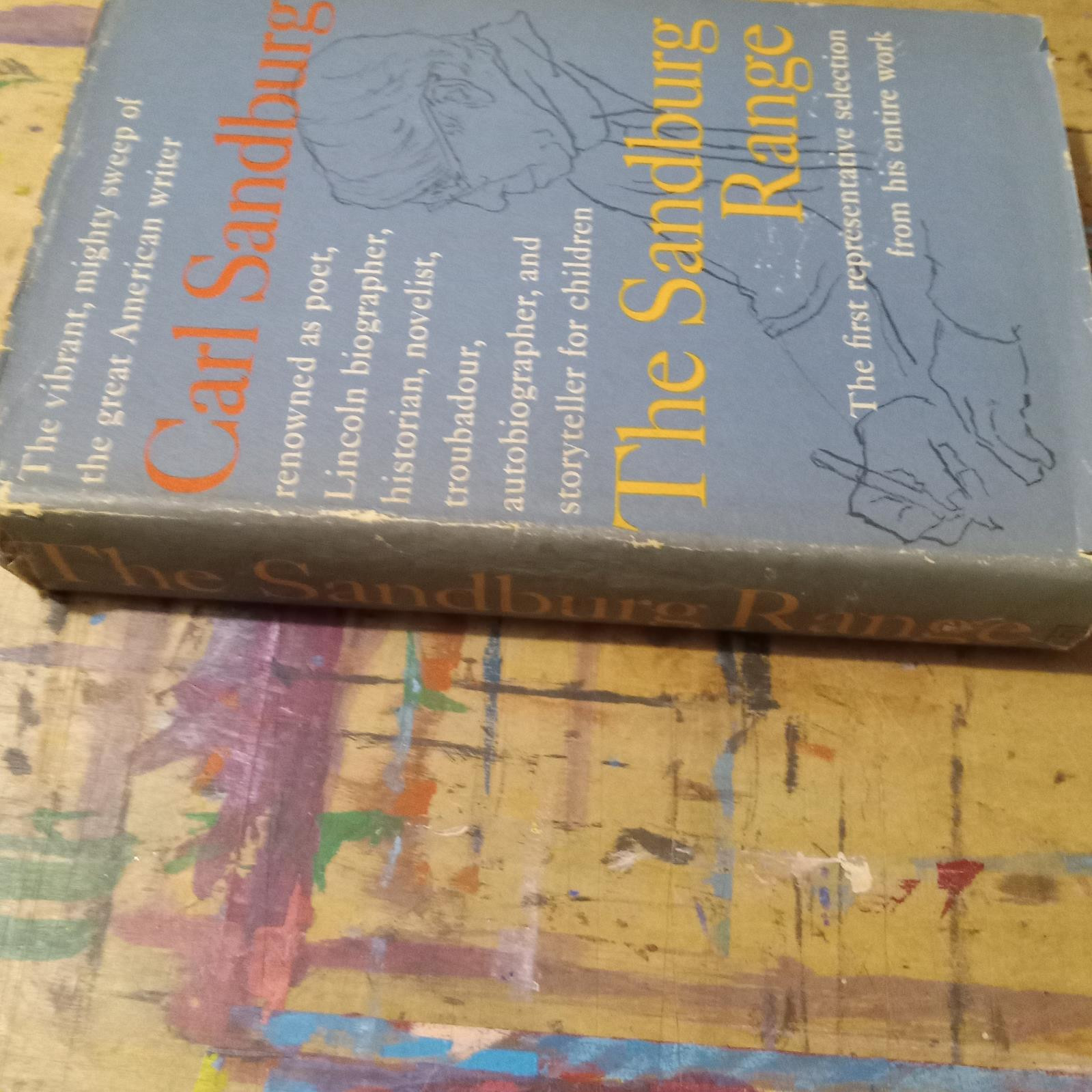 Carl Sandburg The Sandburg Range 1957 Harcourt Brace And Co 1st 4to HC DJ VG+ VG
