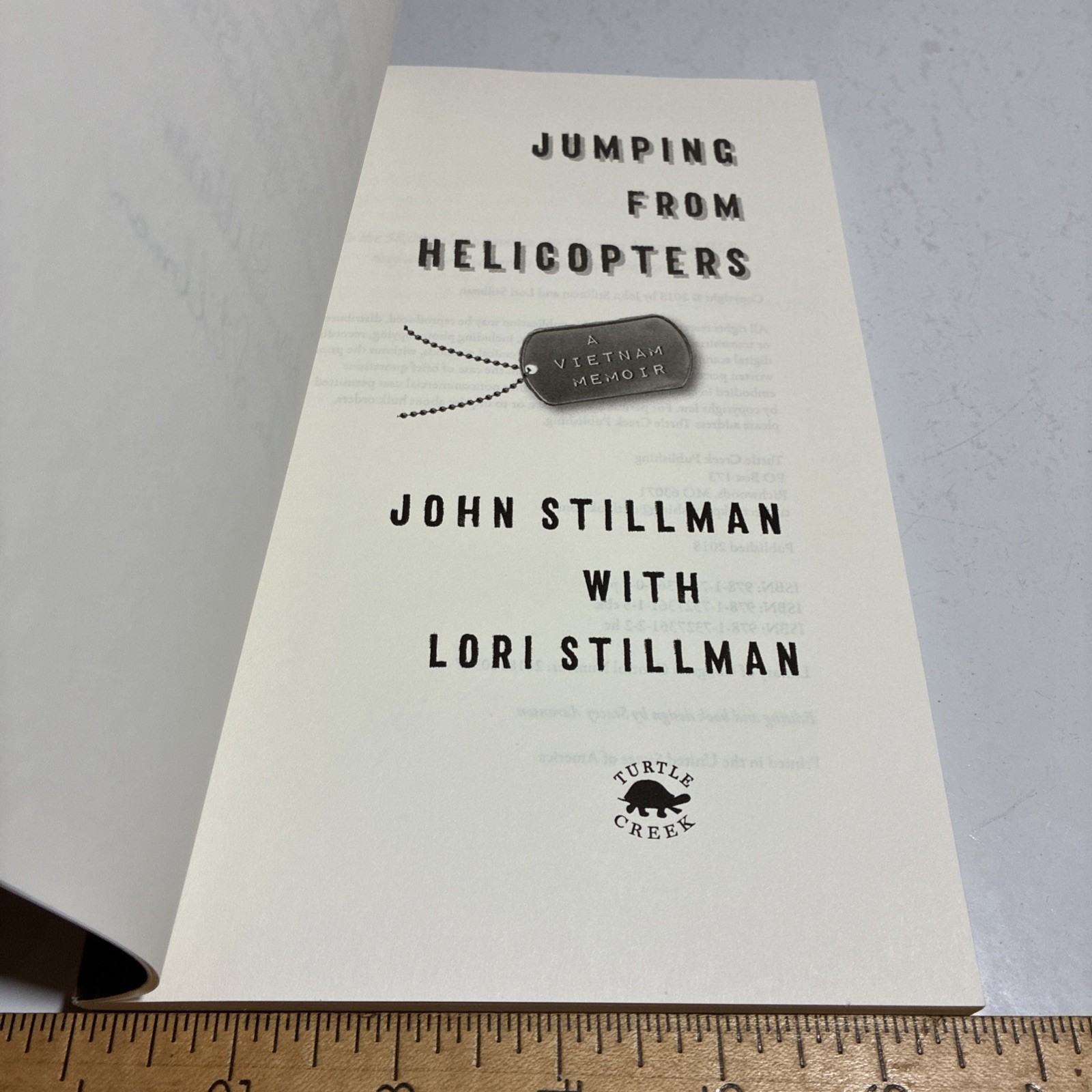 Signed Book Jumping From Helicopters Stillman Memoir Army Airborne Vietnam Books