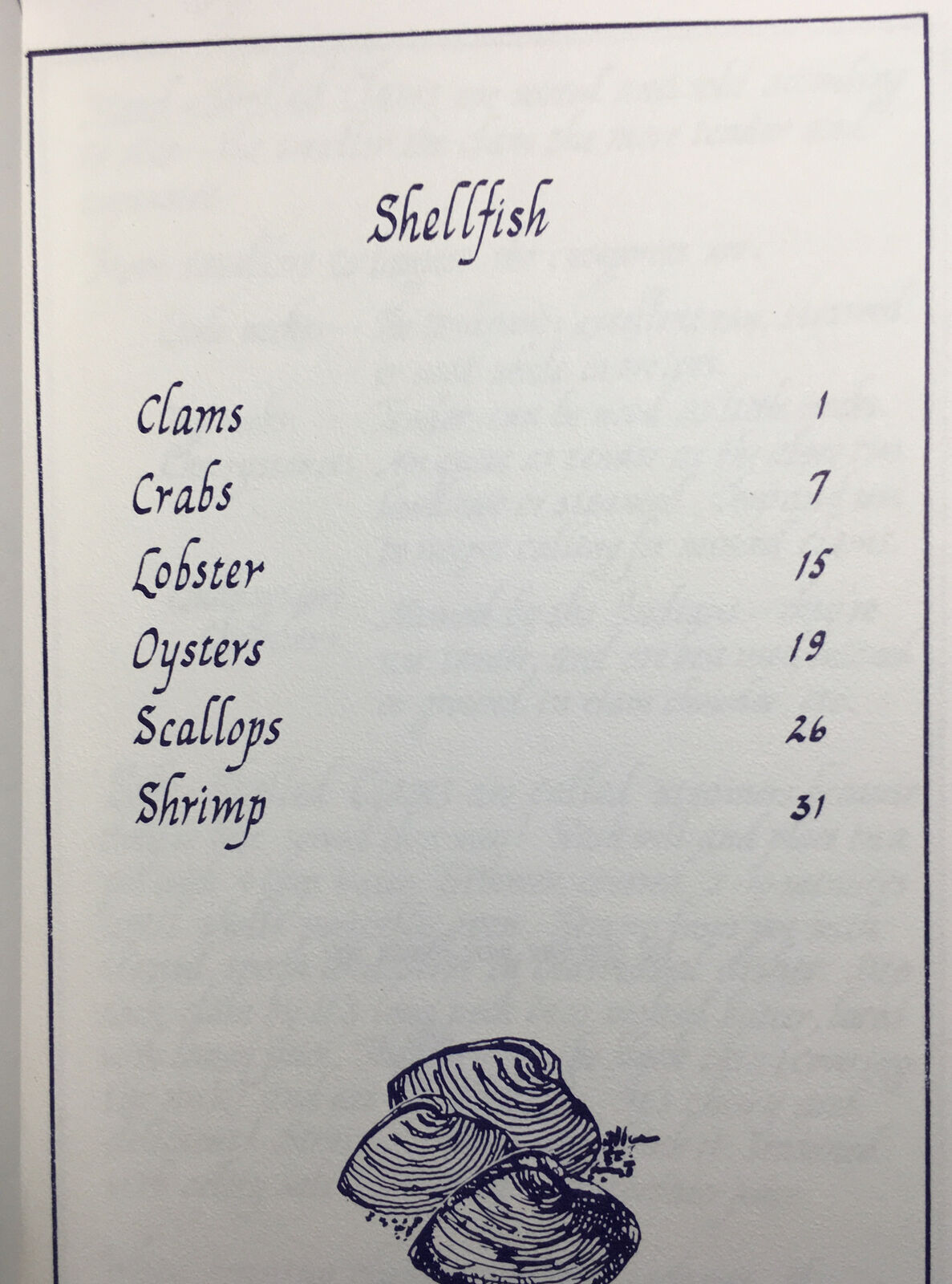 SHELLFISH RECIPES OF THE SHORE, JOANNE VAN RODEN, 1981, 35 PAGES, LIKE NEW PPD