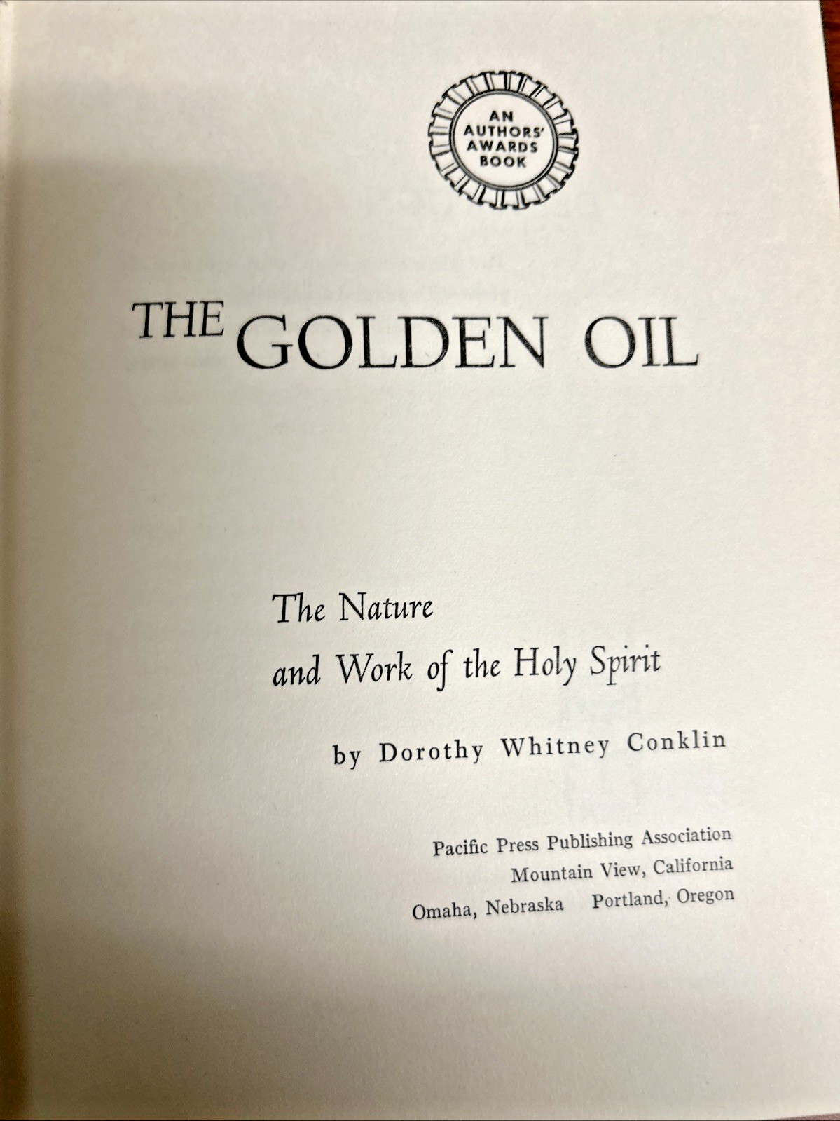 6 Adventist Heritage books-Holy Spirit / Branson, Conklin, Froom, Wallenkampf+2