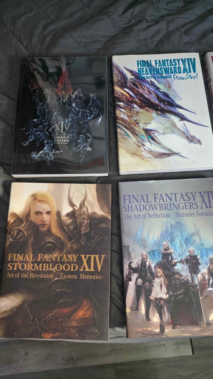 Final Fantasy XIV (ONLINE) Square Enix Art Books (LOT OF 9) *NO CODES*