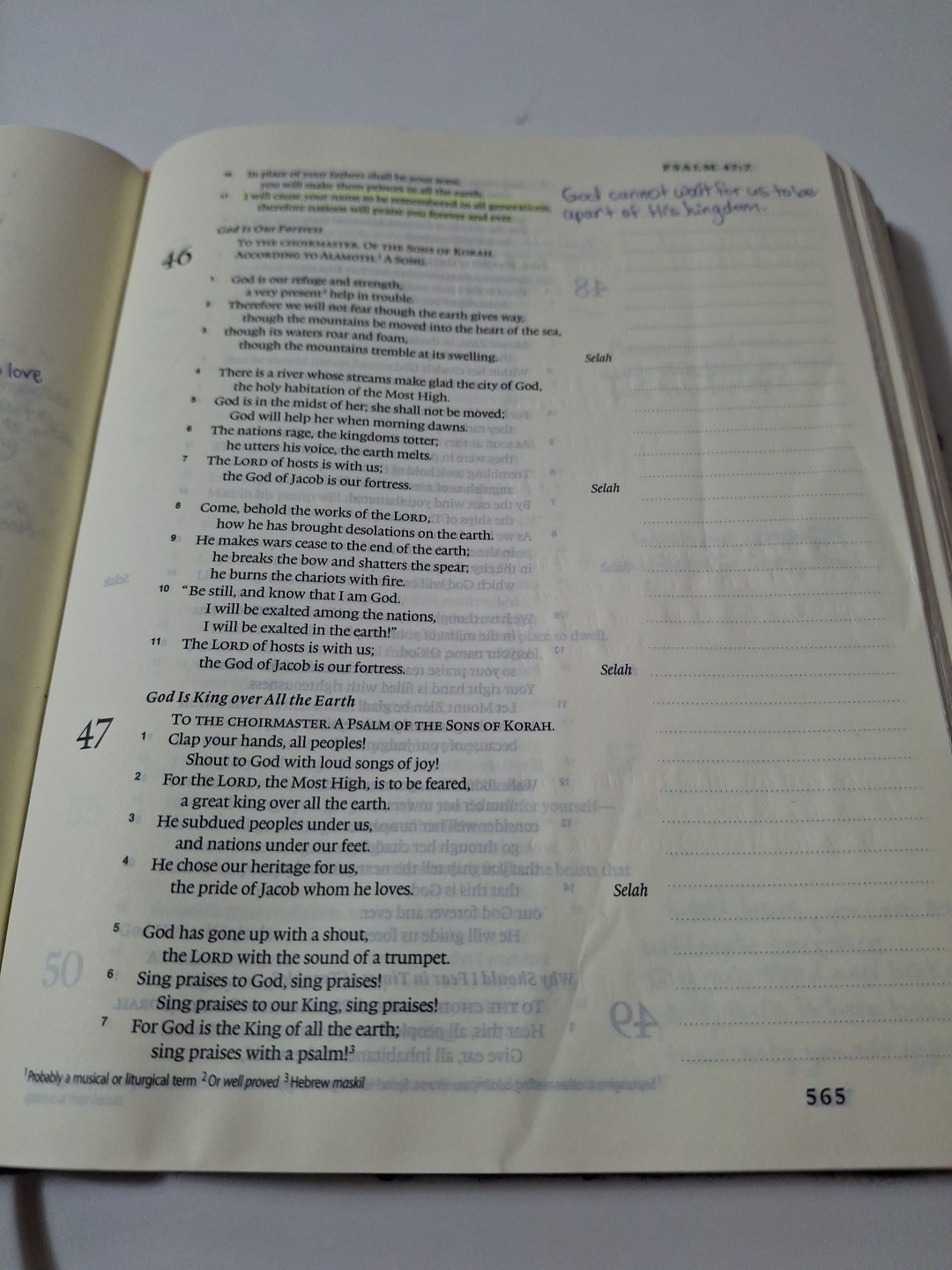 ESV Single Column Journaling Bible, Artist Series, Hardcover, Joshua Noom