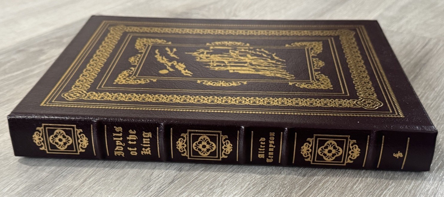 Tennyson IDYLLS OF THE KING Easton Press Leather Gustave Dore 22kt Gold Gilt