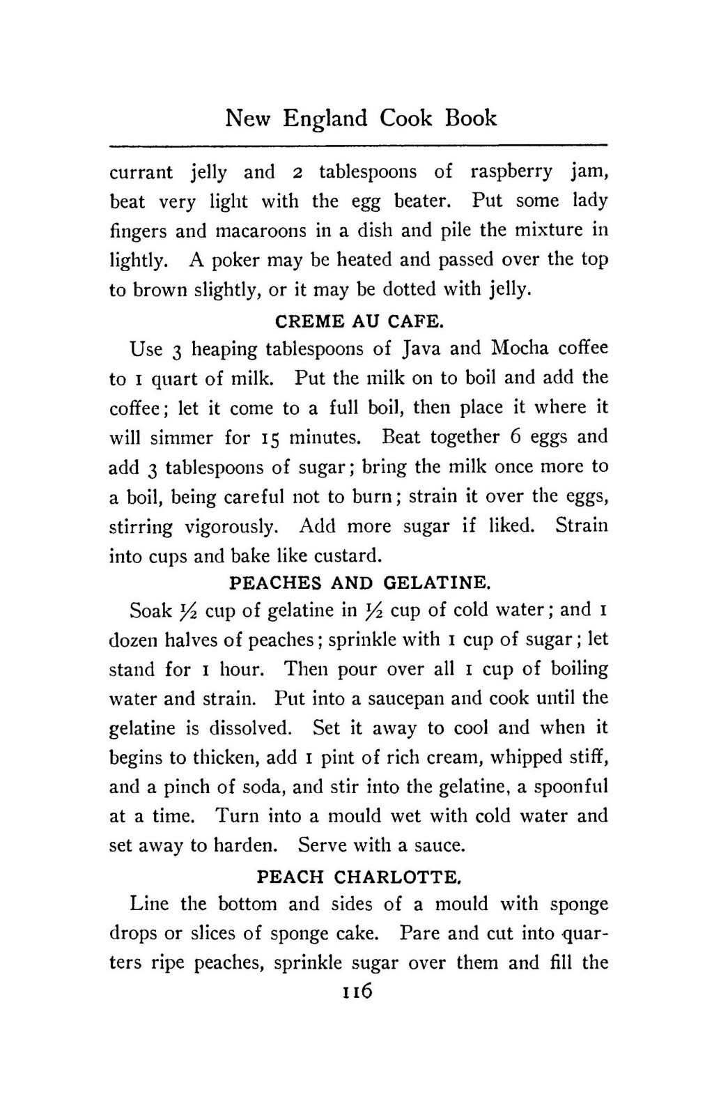 “1909” The New England Vintage Cook Book 180 Pages