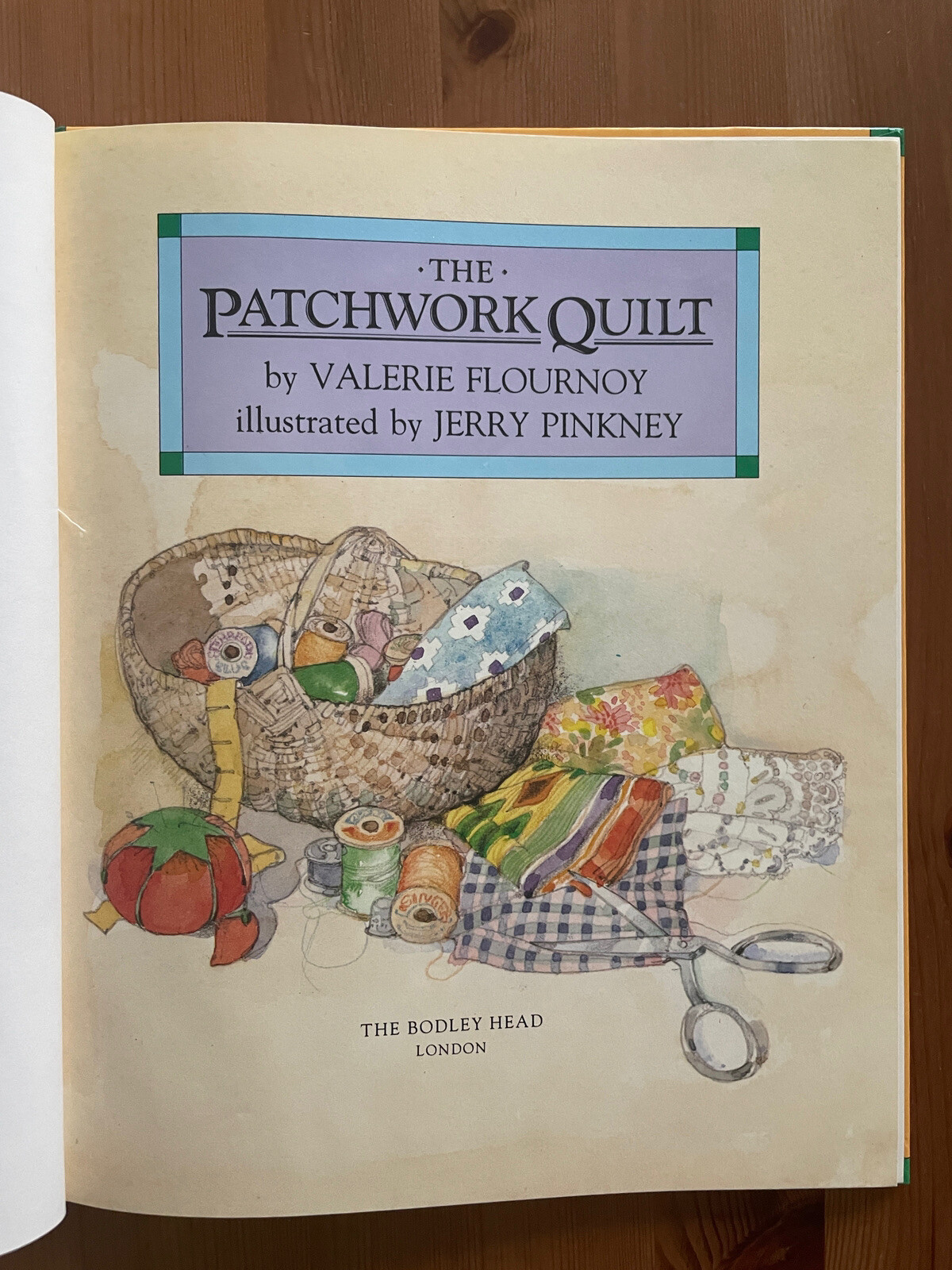 The Patchwork Quilt by Valerie Flournoy & Jerry Pinkney 1st Edition 1985 HB RARE