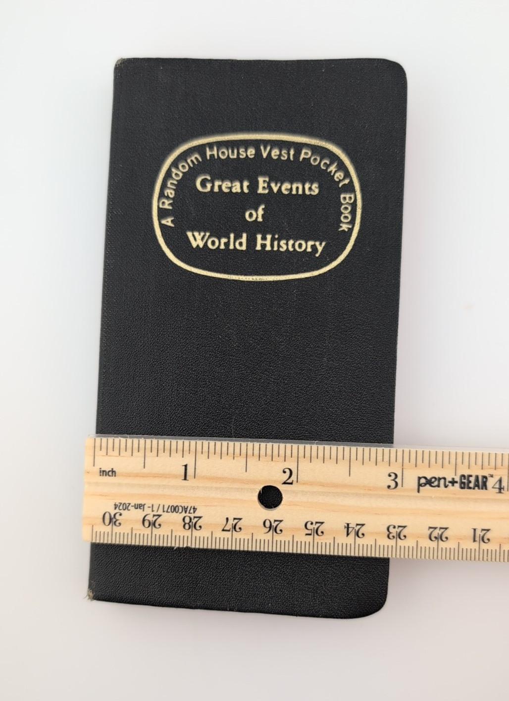 Random House “GREAT EVENTS OF WORLD HISTORY” Pocket Book, 1964