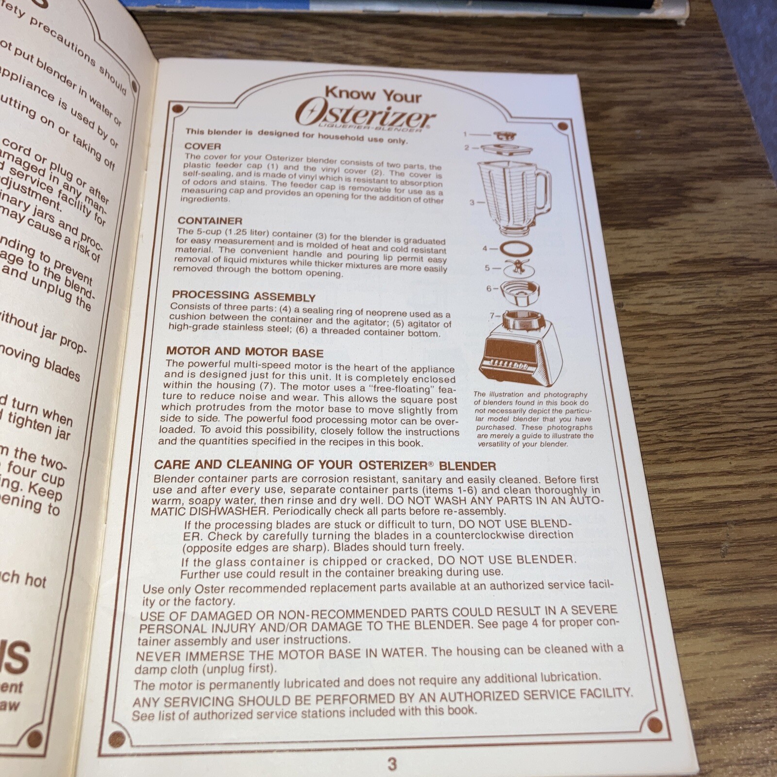 Osterizer Creative Spin Cookery Cookbook 1982 , 35 Pages Sunbeam Oster