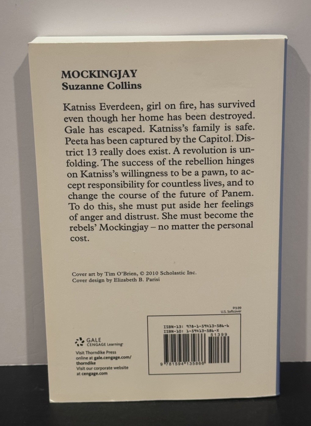Hunger Games Trilogy: Mockingjay Suzanne Collins 2012, LARGE Print Edition Pbk